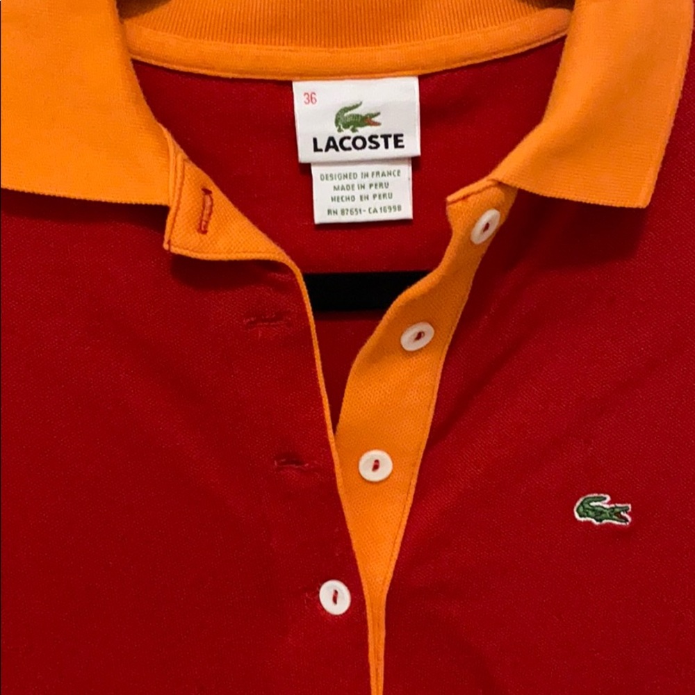 Lacoste Quarter sleeve Polo - Picture 2 of 5